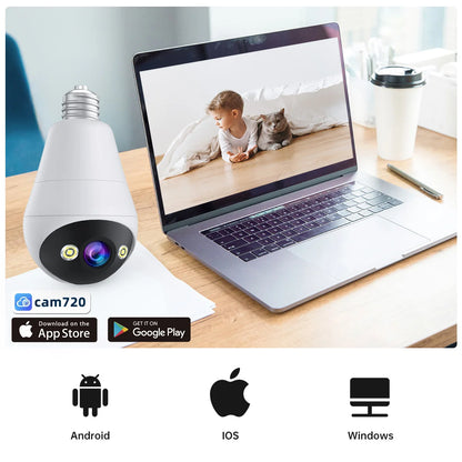 Bulb Surveillance Camera Smart