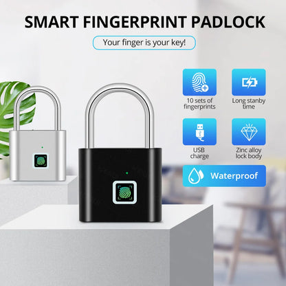 Fingerprint Lock Smart Padlock